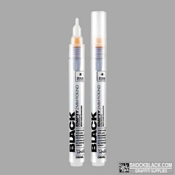 Montana Black Empty Marker 2mm Round EAN4048500313172