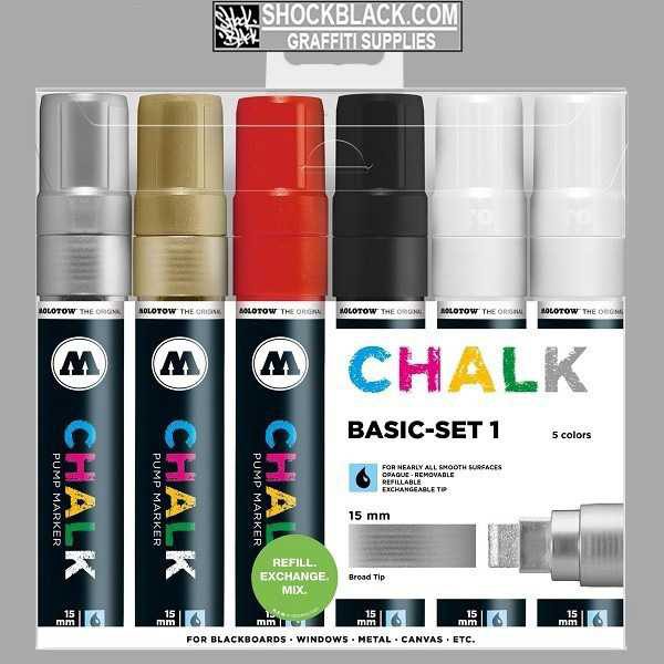 Molotow Chalk-krijt markers Basis TI50903401