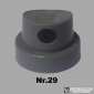 nr.29 196155 Skinny Fine Cap Grey/black (12 st.)